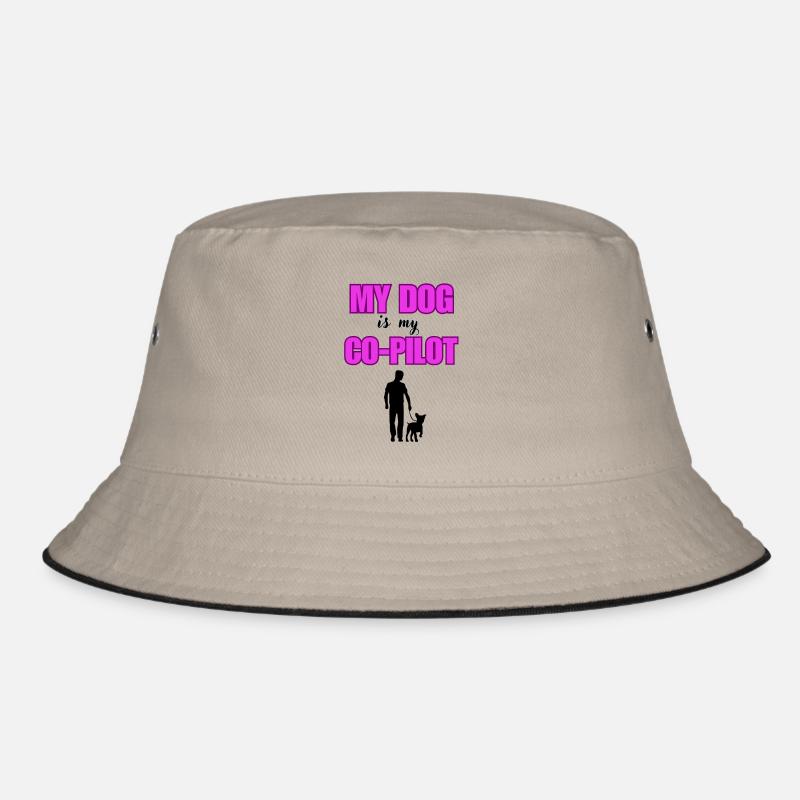 "Mein Hund, mein Co-Pilot" Bucket Hat