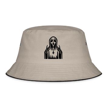 Scream Priest - Bucket Hat - khaki/black - Front