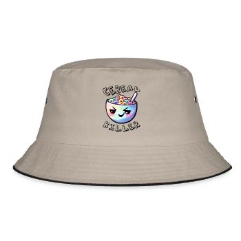 Cereal Killer - Bucket Hat - khaki/black - Front