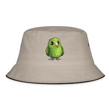 petit kakapo de Nouvelle-Zélande - Bob - kaki/noir - Devant