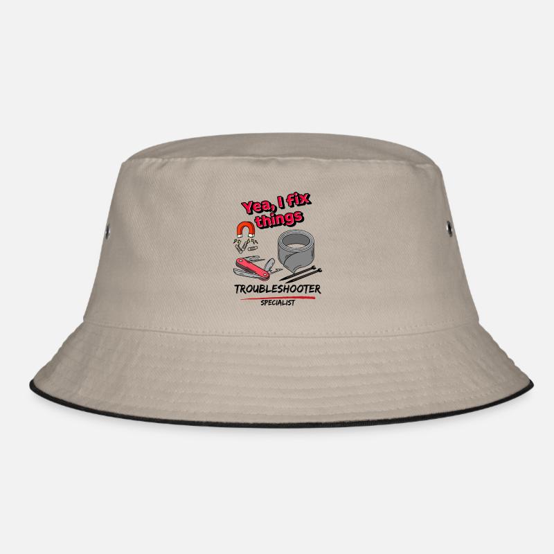 Ja, ich repariere Dinge Bucket Hat