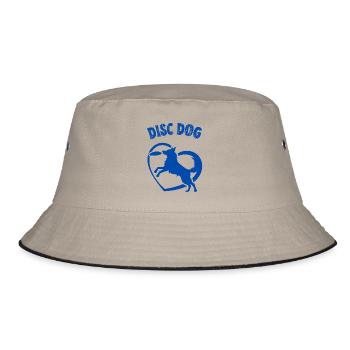 Disc Dog - Bucket Hat - Khaki/Schwarz - Vorne
