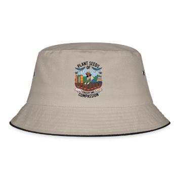 Women day - Bucket Hat - khaki/black - Front
