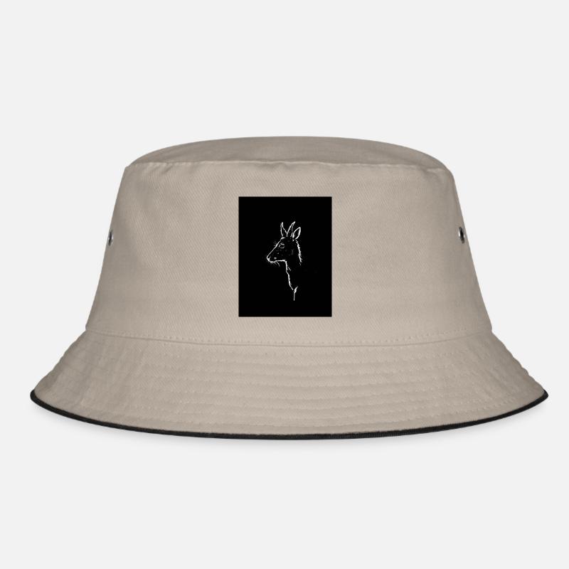 Silhouette einer Antilope Bucket Hat