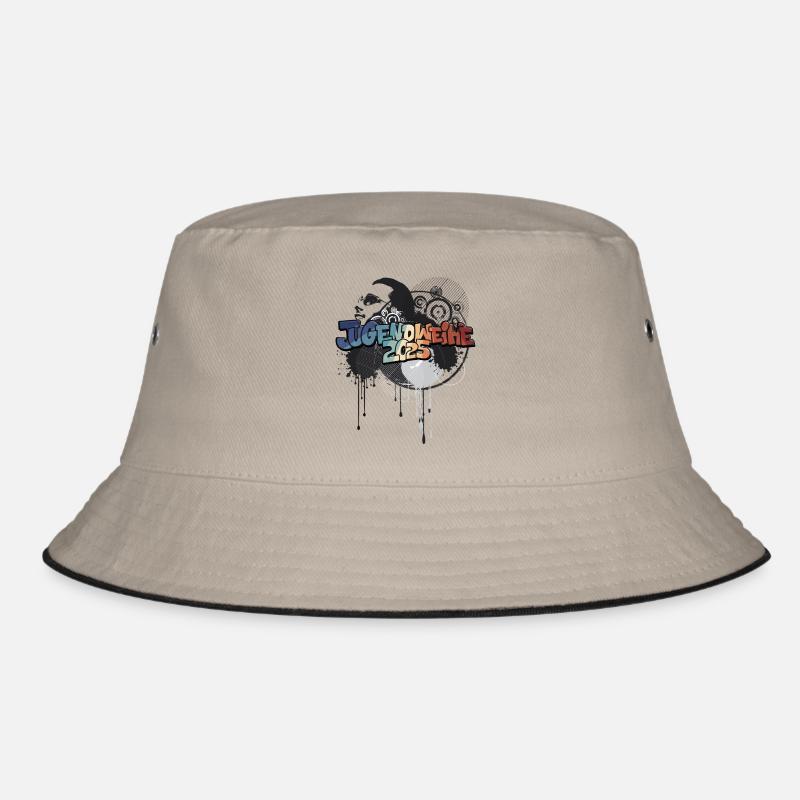 Jugendweihe 2025 Jugendweiheshirt - Bucket Hat - Khaki/Schwarz