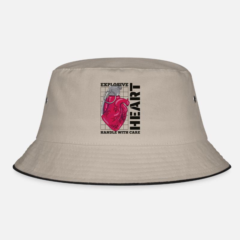 Explodierendes Herz Bucket Hat