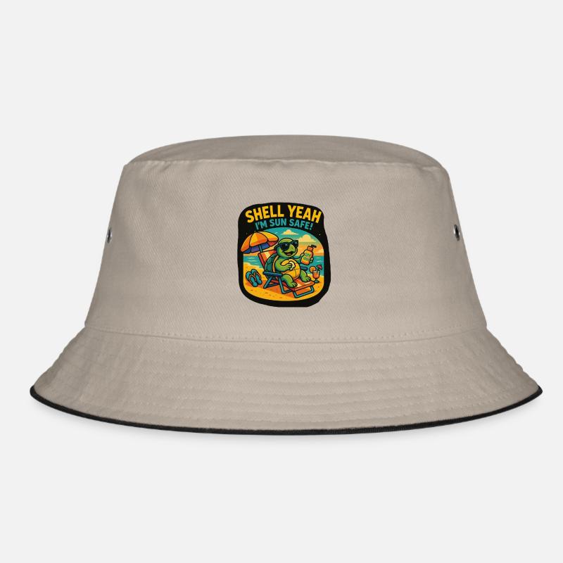 Shell yes – Sun Safe Turtle Bucket Hat