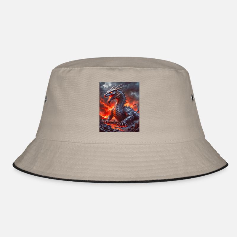 Zmey Gorynych, Slavic three-headed fire-breathing Bucket Hat