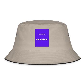 Utopian entwickeln - Bucket Hat - khaki/black - Front
