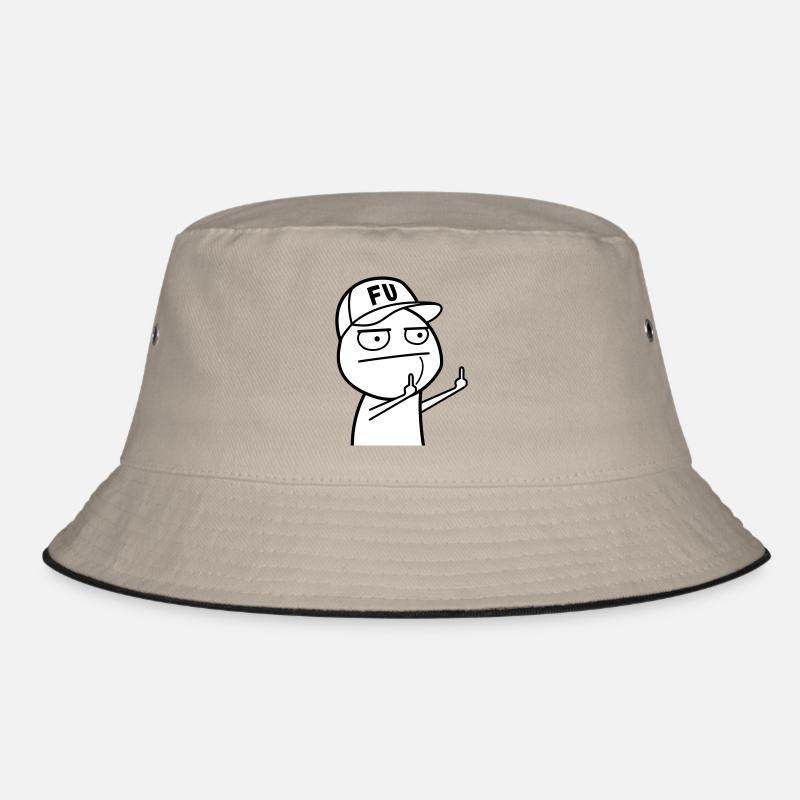 FU Meme avec casquette de baseball (les couleurs peuvent être changées) Bob