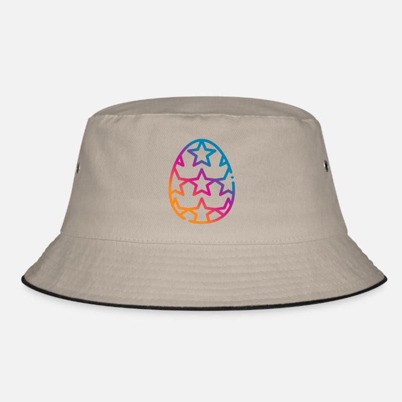 Colorful Easter Egg Easter Bucket Hat
