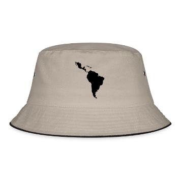 Latin America - South America - Bucket Hat - khaki/black - Front