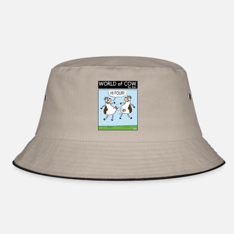 HALLO VIER! Bucket Hat