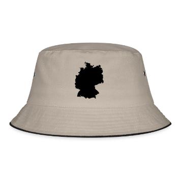 Deutschland - Bucket Hat - Khaki/Schwarz - Vorne