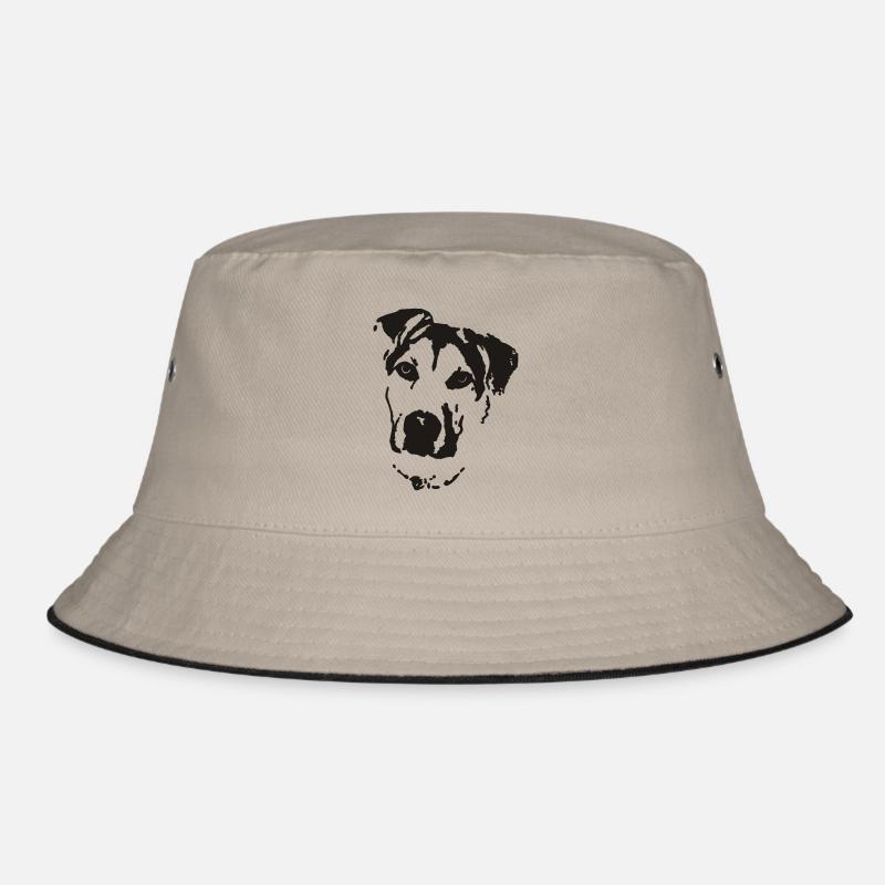 rumo - Bucket Hat - Khaki/Schwarz