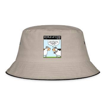 Bob Dylan's Friend - Bucket Hat - khaki/black - Front