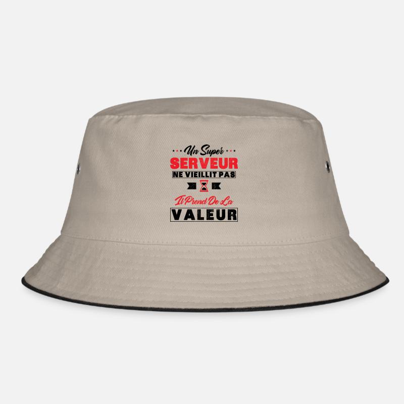 A Super Server does not age as a gift Server Bucket Hat