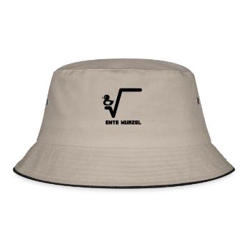 Ente Wurzel - Bucket Hat - khaki/black - Front
