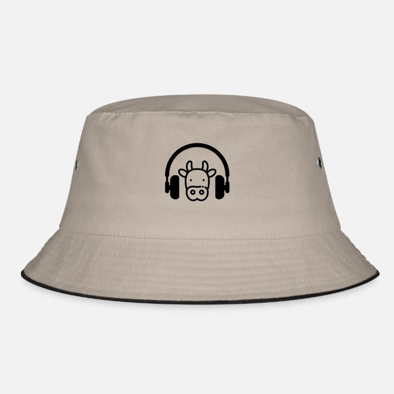 Landwirt / Bauer / Landwirtschaft / Traktor - Bucket Hat - Khaki/Schwarz
