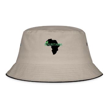 Aperçu de l’Afrique Mauritanie - Bob - kaki/noir - Devant
