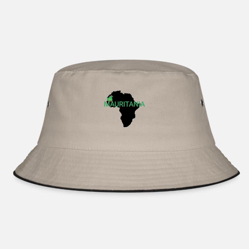 Aperçu de l’Afrique Mauritanie - Bob - kaki/noir