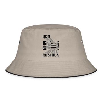 mein Rostock - Bucket Hat - Khaki/Schwarz - Vorne