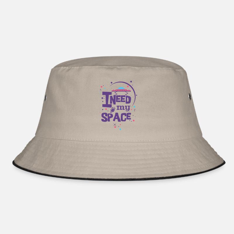 I need my space- Ich brauche meinen Platz- rocket Bucket Hat