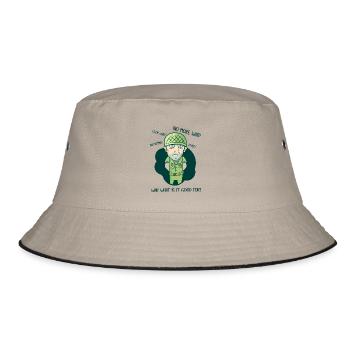No More War! - Bucket Hat - khaki/black - Front