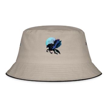Black Pegasus - Bucket Hat - Khaki/Schwarz - Vorne