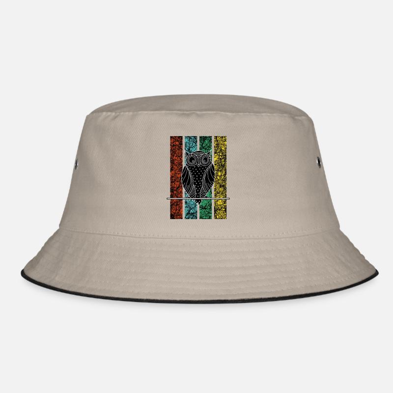Eule weise Kopf Bucket Hat