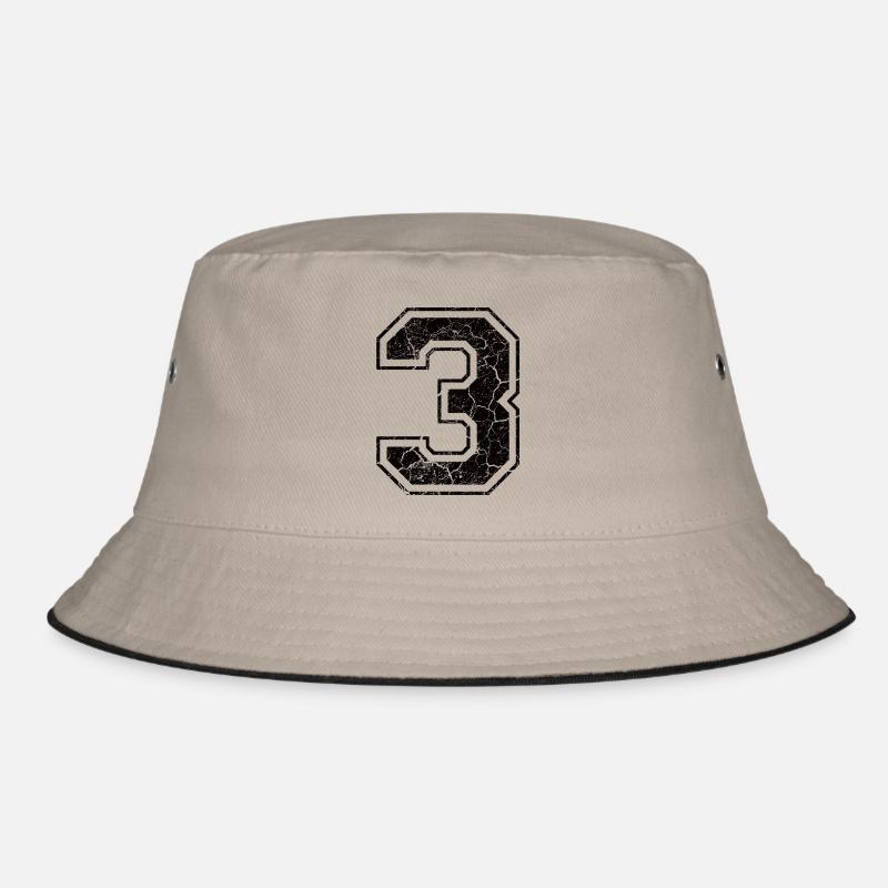 3 three drei black schwarz (uk) Bucket Hat