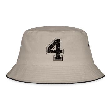 4 four vier black schwarz (uk) - Bucket Hat - khaki/black - Front