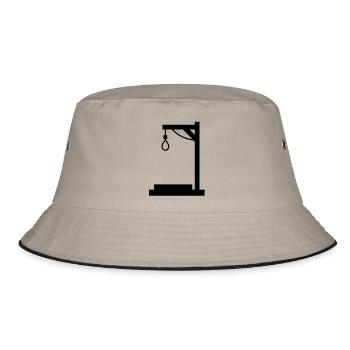 galgen___f1 - Bucket Hat - khaki/black - Front