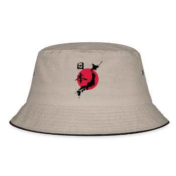 Japan 1 - Bucket Hat - khaki/black - Front