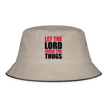 Lord Judge The Thugs - Bucket Hat - khaki/black - Front