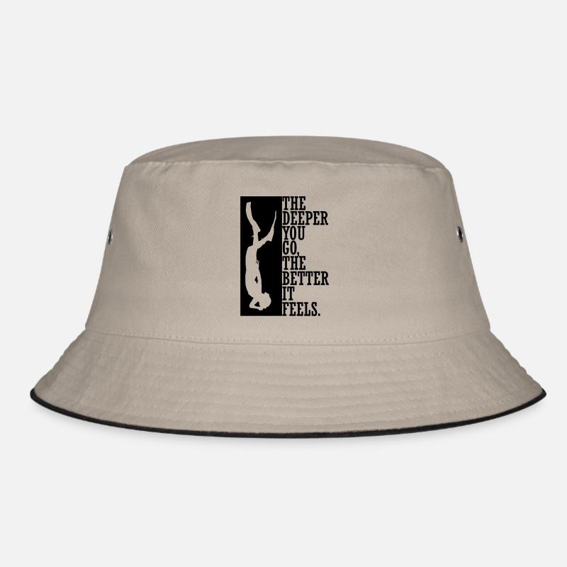 the deeper you go the better it feels Bucket Hat