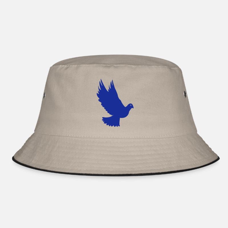 taube - Bucket Hat - Khaki/Schwarz