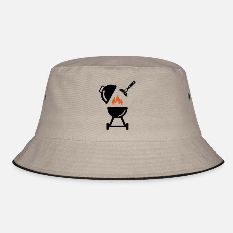 Grill mit Wurst Bucket Hat
