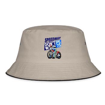 Speedway - Bucket Hat - Khaki/Schwarz - Vorne