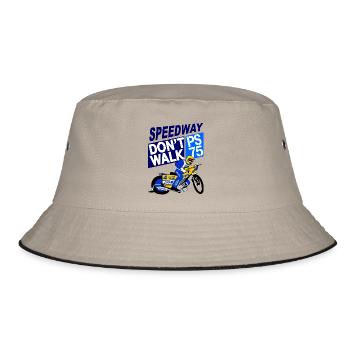 Speedway - Bucket Hat - Khaki/Schwarz - Vorne