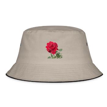 Rose rouge - Bob - kaki/noir - Devant