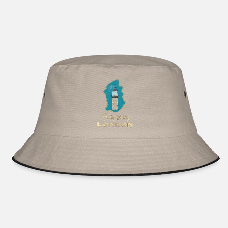 London, Trinity Buoy Lighthouse, Pixel Art Bucket Hat
