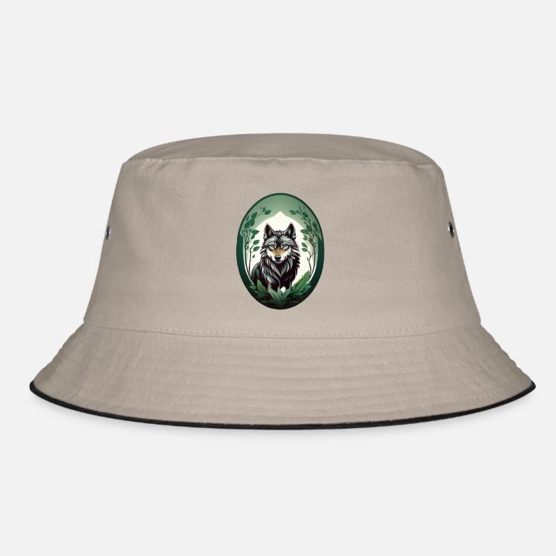 Waldbewohner Wolf Bucket Hat