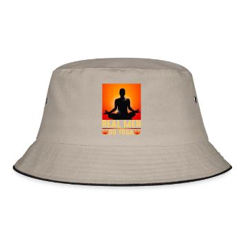 yoga, zen, zen attitude - Bob - kaki/noir - Devant