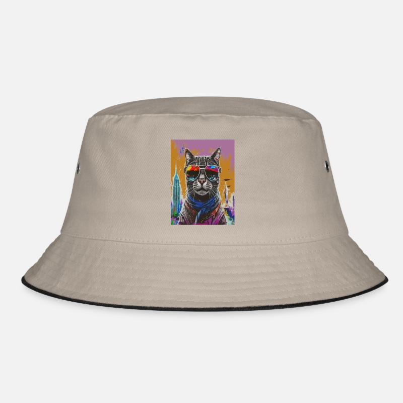 Chat urbain avec des nuances arc-en-ciel Bob