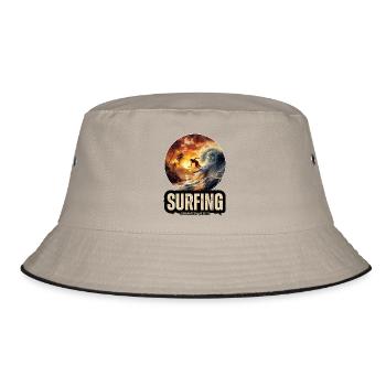 Surf Surfer Sports nautiques - Bob - kaki/noir - Devant