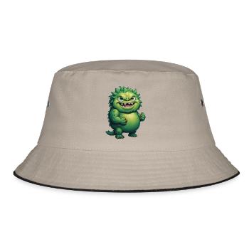 The Monster - Bucket Hat - khaki/black - Front
