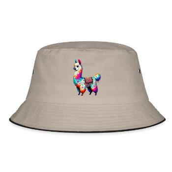Alpaca - Bucket Hat - khaki/black - Front