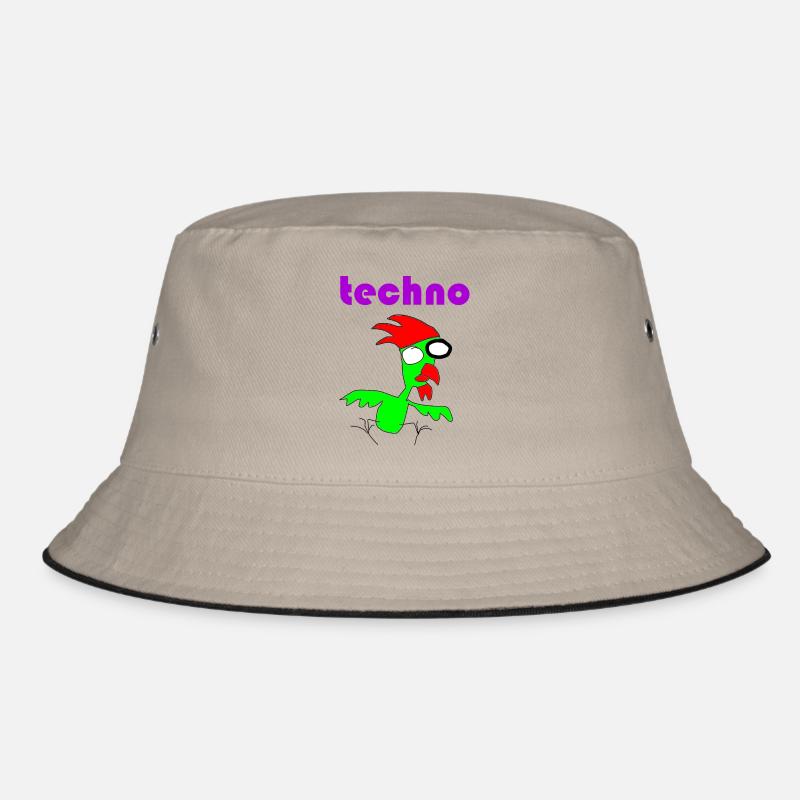 techno huhn Bucket Hat