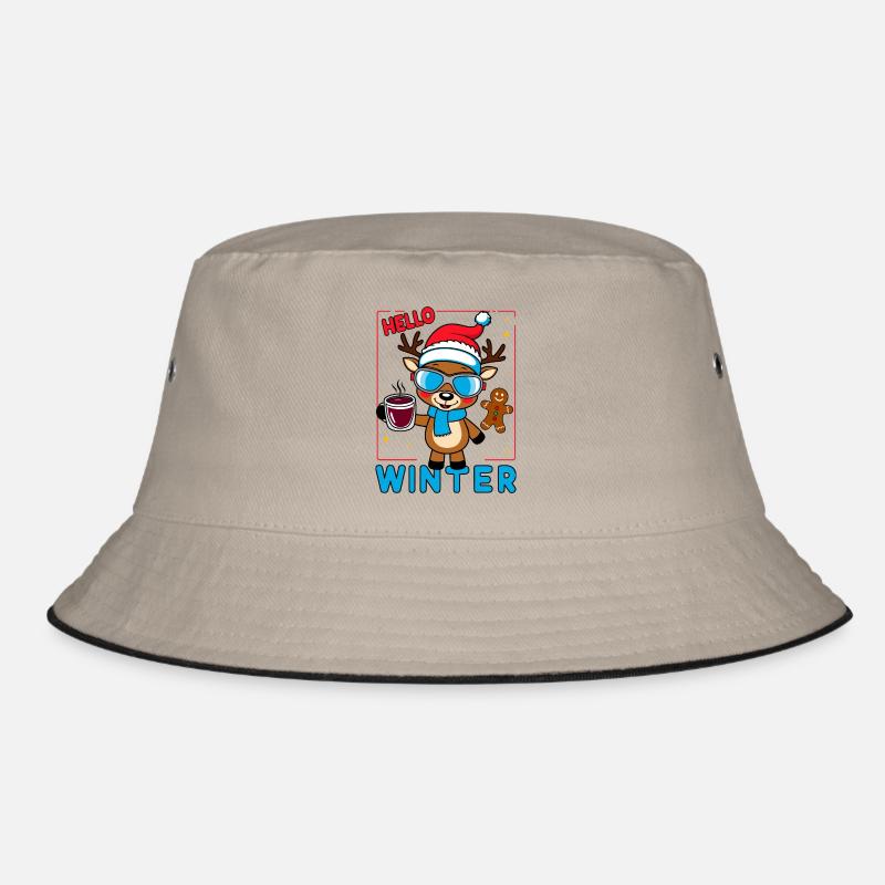 Cute Reindeer Bucket Hat